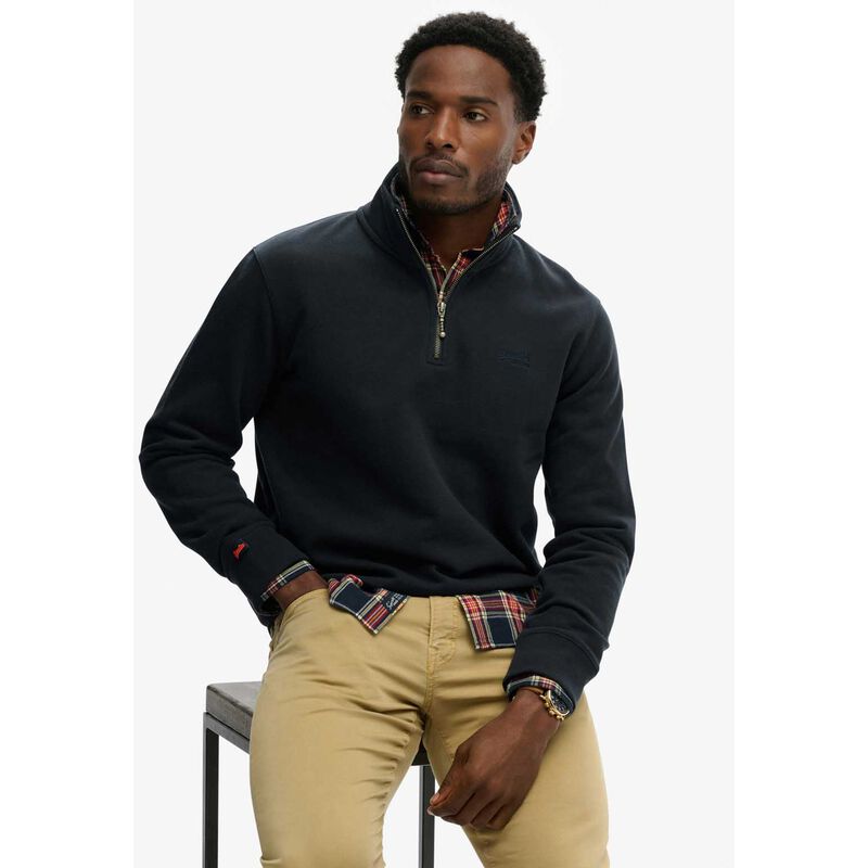 Superdry Essential Logo Half Zip image number 2